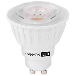 Canyon LED COB žiarovka, GU10, bodová MR16, 4.8W, 330 lm, neutrálna biela 4000K, 220-240V, 38°, Ra>80, 50.000 hod