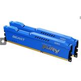 DDR 3.... 16GB . 1600MHz. CL10 FURY Beast Blue Kingston (2x8GB)