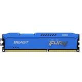 DDR 3.. 8GB . 1600MHz. CL10 FURY Beast Blue Kingston