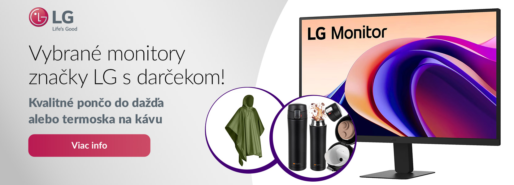 LG: Vybrane monitory s darcekom