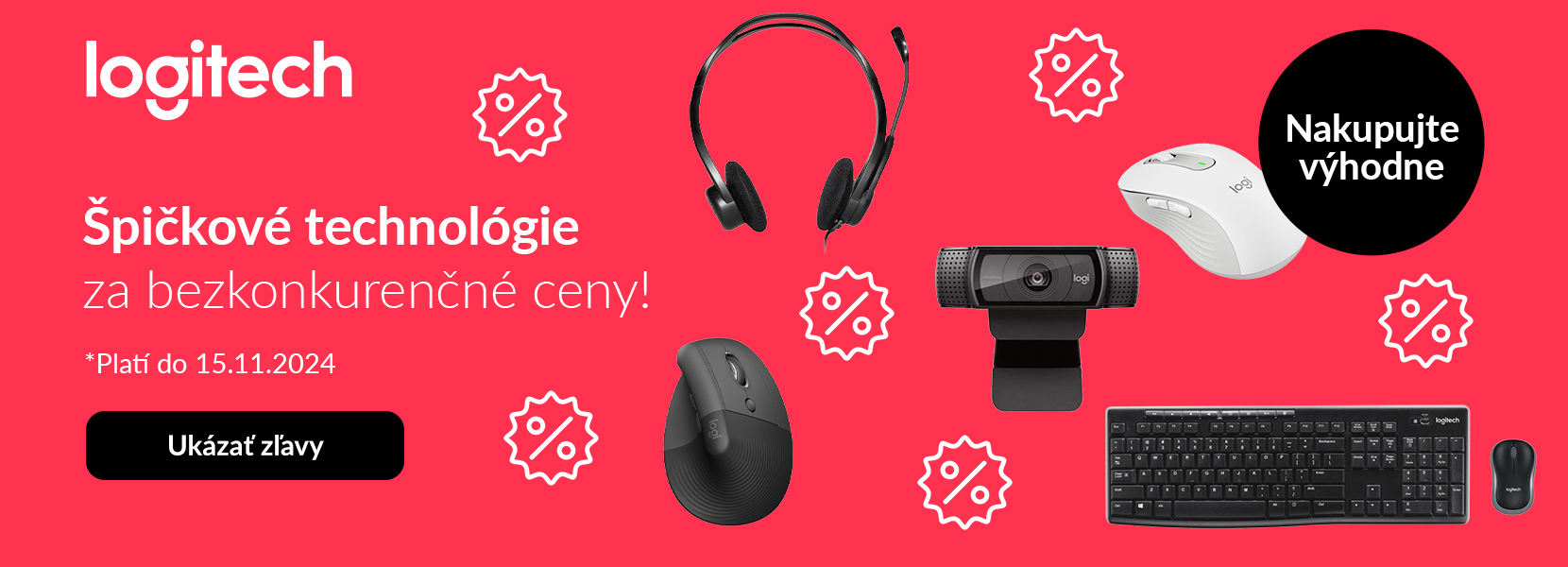 Logitech: Špičkové technológie za bezkonkurenčné ceny!