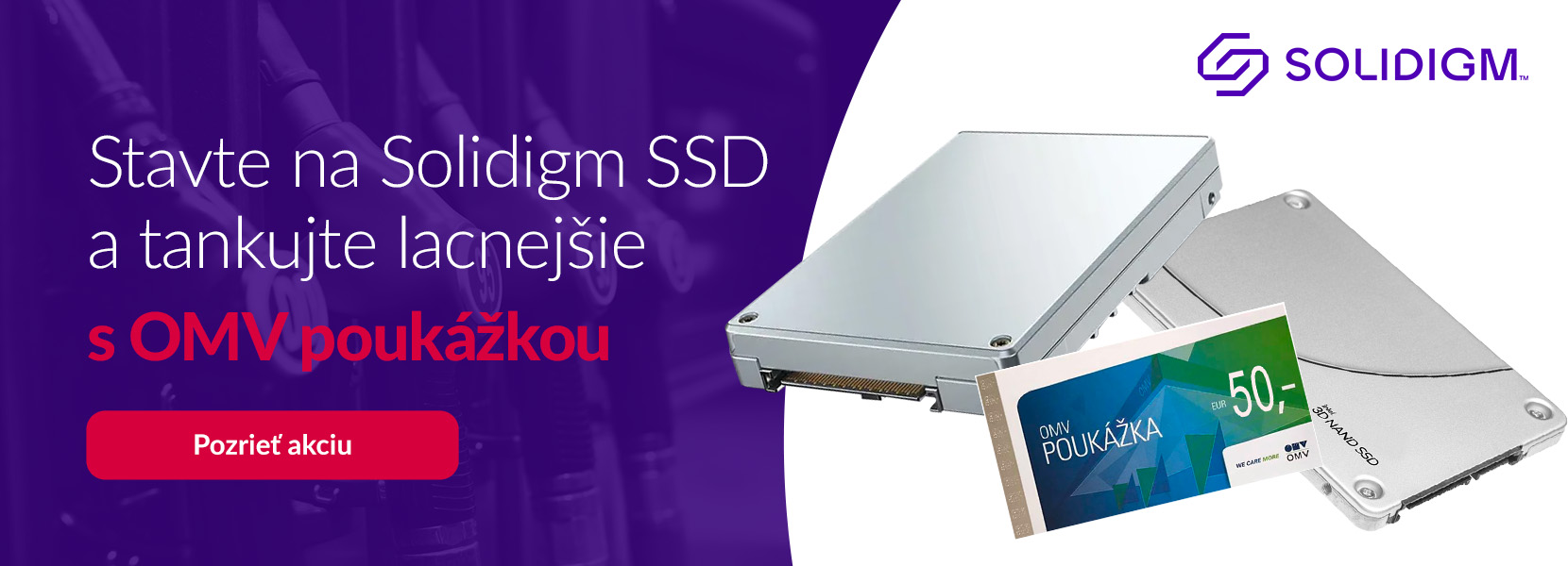 OMV poukážka k Solidigm SSD