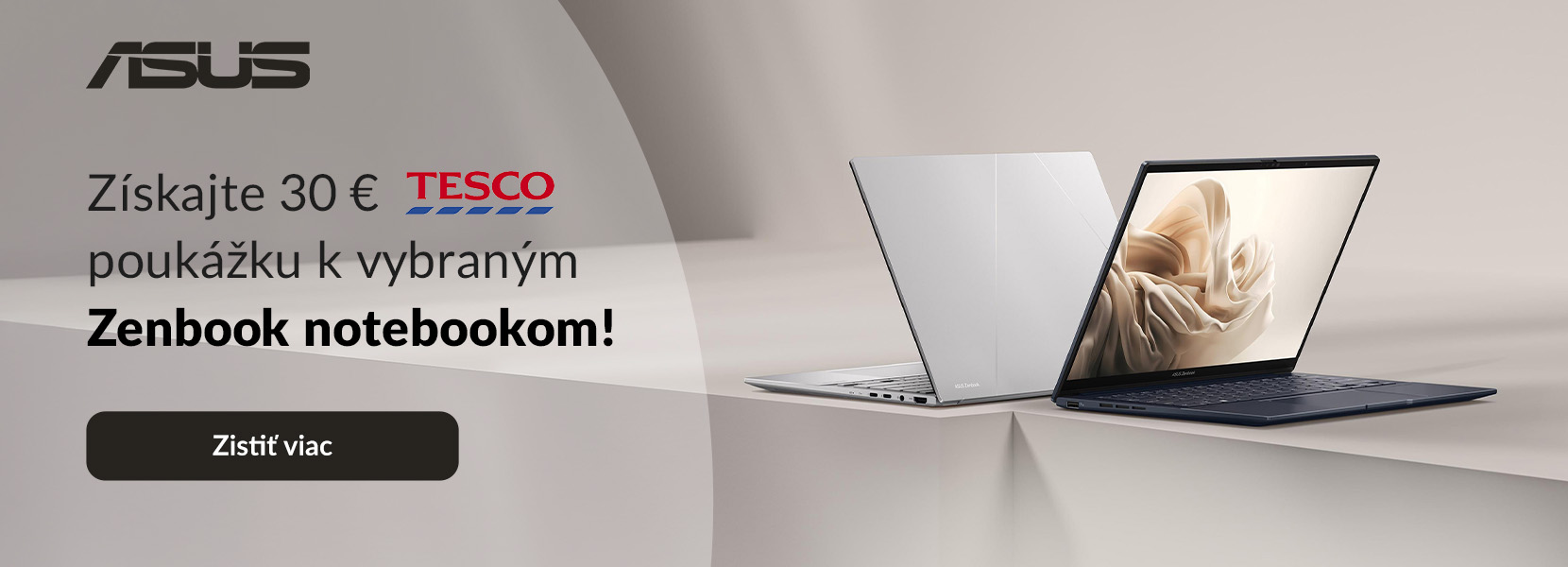 Získajte 30 Eur Tesco poukážku k ASUS Zenbookom
